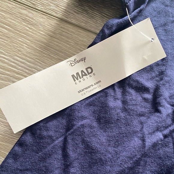 Star Wars Mandalorian Navy Blue T-Shirt Girls/Teens XXL NWT - Picture 5 of 6